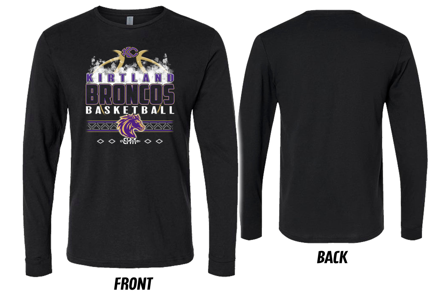 Kirtland Central Broncos Long Sleeve