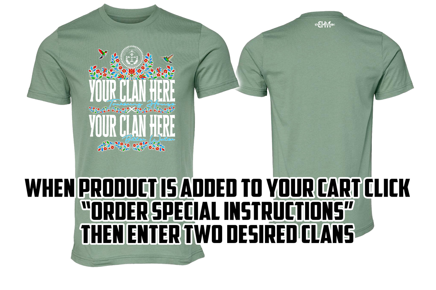 Two Clans Custom Tee