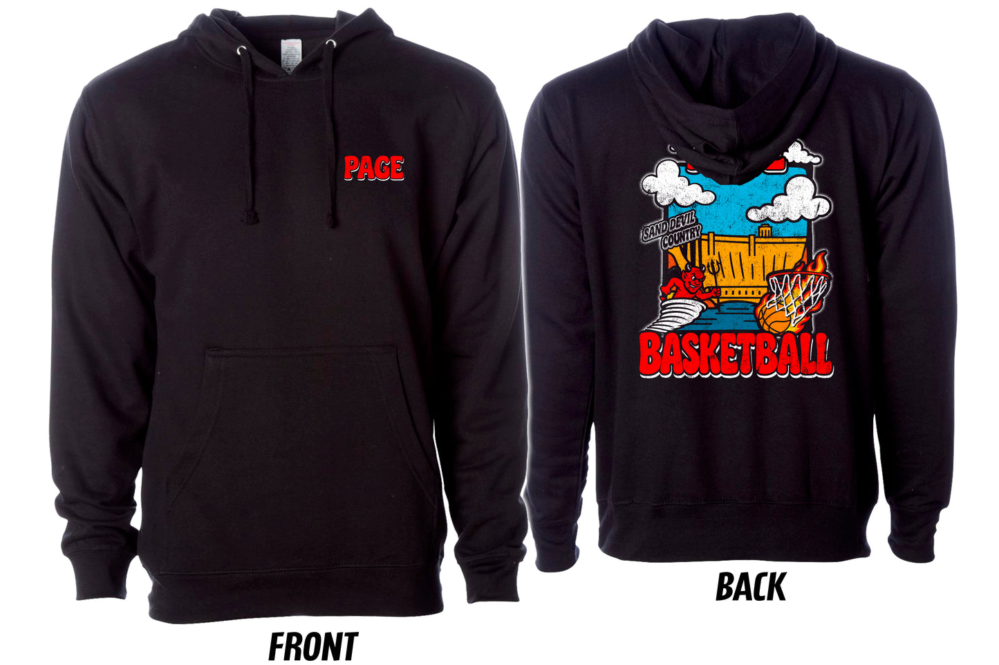 Page Sand Devils Hoodie